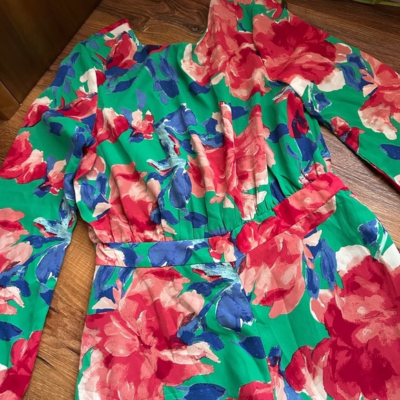 Lulu's Emerald Green Dress - Picture 4 of 7